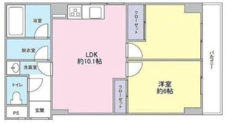 【間取り】 | 丸元マンション | 間取りです。