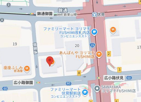 広小路YMDビル　の地図
