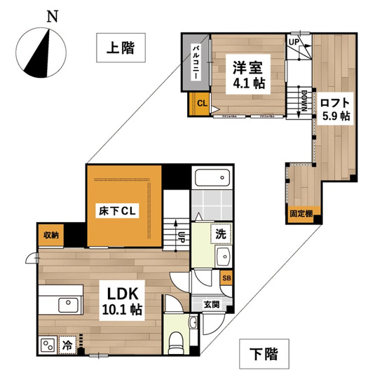 【間取り】 | ADC野芥ザ・ガーデン　★プライスホームなら仲介手数料が割引価格です！★