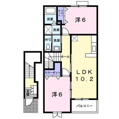 ｅｘｅ－ｒａｎｔｅ　参番館の間取り