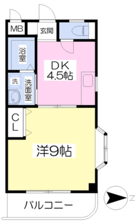リバティヒルズの間取り