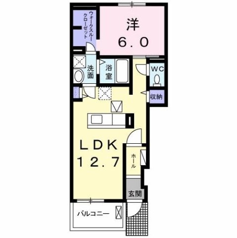 ヴィルドミール　Ｂの間取り