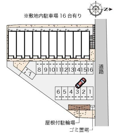 クレイノ福江の区画図