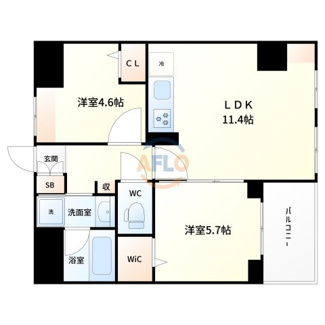 【間取り】 | ドゥ セレニテ　北中島小学校区 | ドゥ セレニテ　間取り