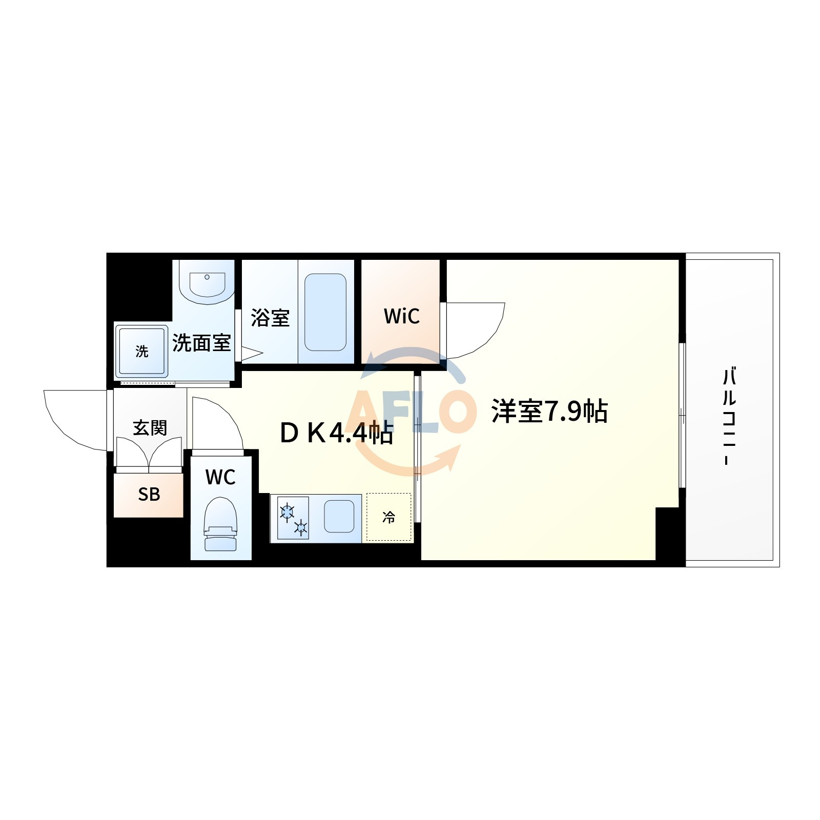 M’s COMFORT ESAKAの間取り|間取り
