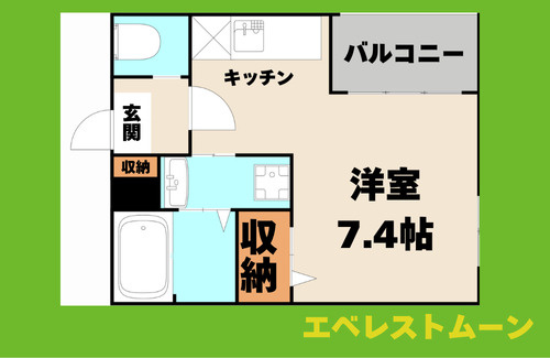 ハーモニーテラス八田Ⅲの間取り