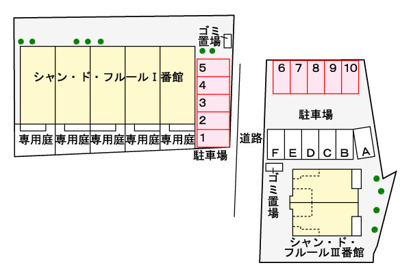 シャンドフルールⅠ番館の間取り