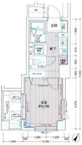 【間取り】 | メインステージ護国寺Ⅱ