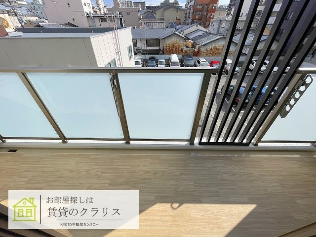 シュピア・メゾン油小路のバルコニー