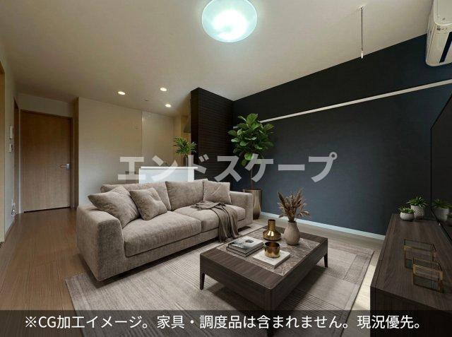 ヴィラ・エステートＡの居間・リビング|高崎、前橋のお部屋探しはエンドスケープまで！お客様の理想お聞かせ下さい♪