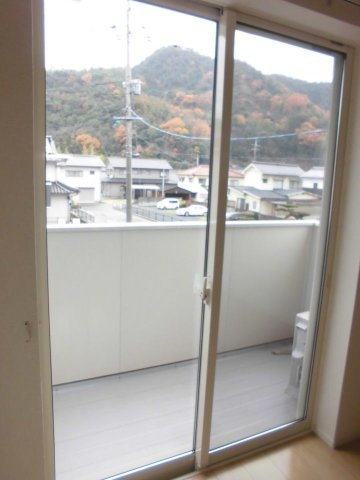 アルモニーアＢのバルコニー