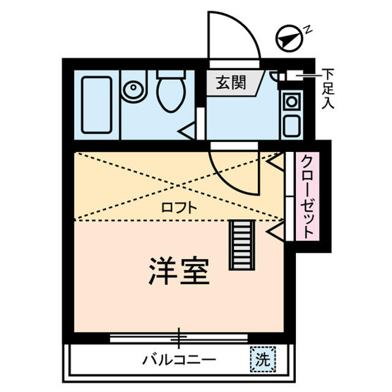 【間取り】 | セントラル蒲田