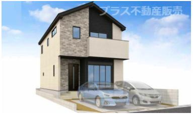 【外観】 | 福岡市南区的場1丁目1期　1号棟（全5棟）【仲介手数料無料・0円】 | 建築中の物件は、お近くのモデルハウスも一緒にご覧頂けます。