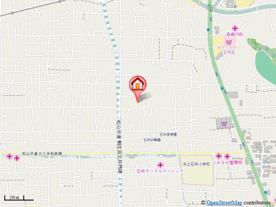 【地図】 | クレセオ森　A棟