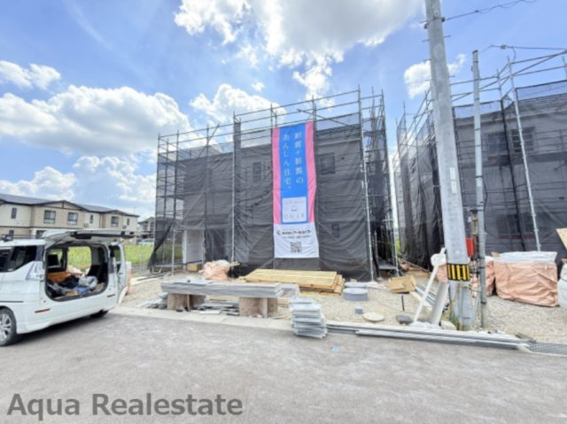 高松市円座町の新築一戸建の前面道路含む現地写真|前面道路含む現地写真です