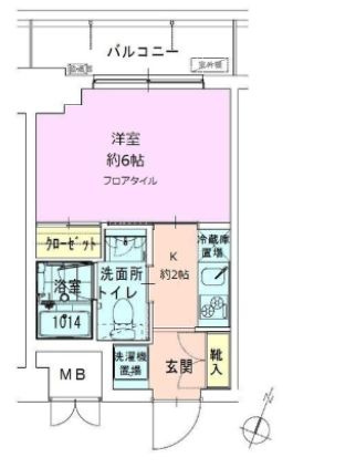 門前仲町レジデンス弐番館の間取り
