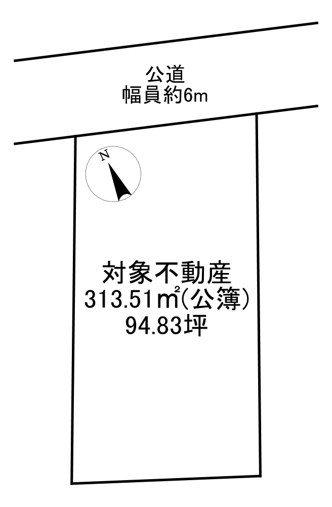 -三丁目不動産-　熊谷市別府4丁目の土地図