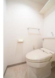 ドエルリバーサイド大島のトイレ|落ち着いた色調のトイレです