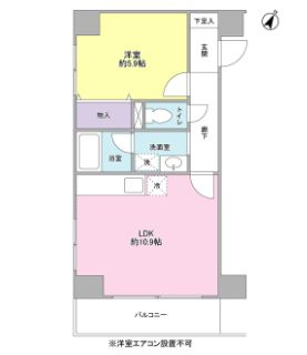 プロスペクト入谷の間取り