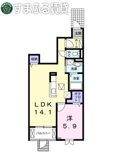 【間取り】 | ラメール　富山　西尾市富山