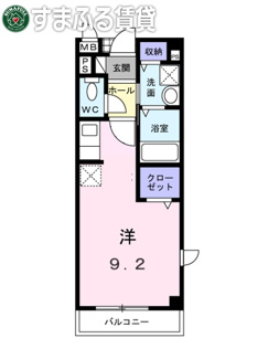 【間取り】 | ウィステリア　ｉ　岡崎市橋目町