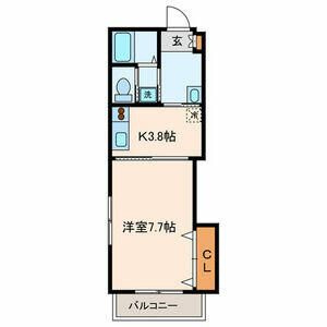 カサブランカＮの間取り