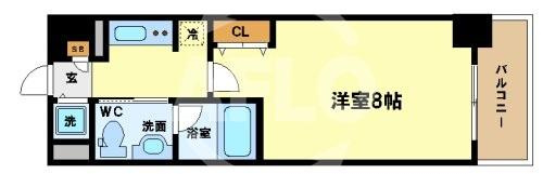 アーデン京町堀ウエストの間取り|アーデン京町堀ウエスト　ひろびろとした間取り