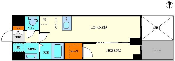 プレサンス堺筋本町ディスティニーの間取り|プレサンス堺筋本町ディスティニー　間取り