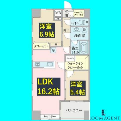 ヴィルクレア桜山の間取り