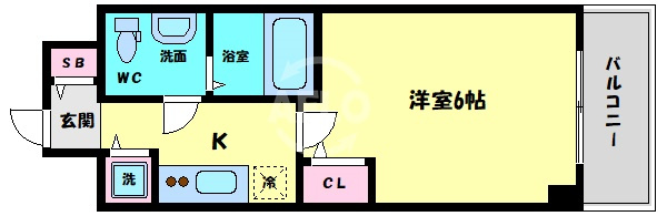 S-RESIDENCE北浜の間取り|S-RESIDENCE北浜　間取り