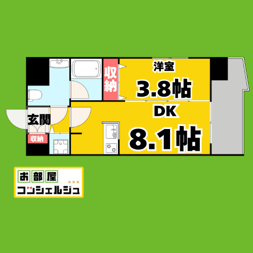 カレント茶屋が坂の間取り