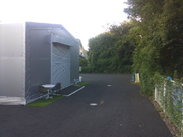 松戸市金ケ作の倉庫の内装
