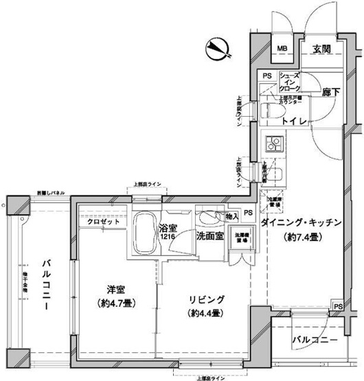 【間取り】 | ＴＨＥパームス田園調布