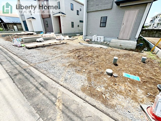 水戸市赤塚1丁目　新築戸建　1号棟の駐車場