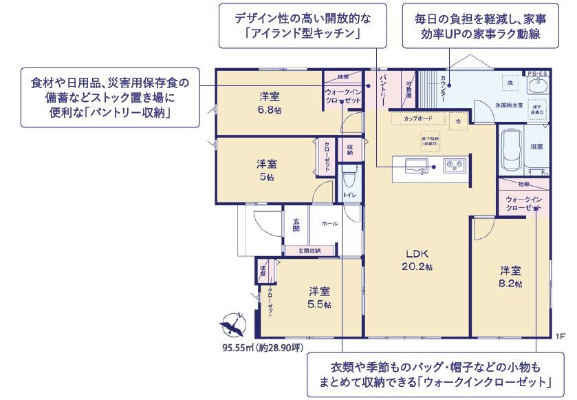 水戸市住吉町4期　新築戸建　6号棟の間取り
