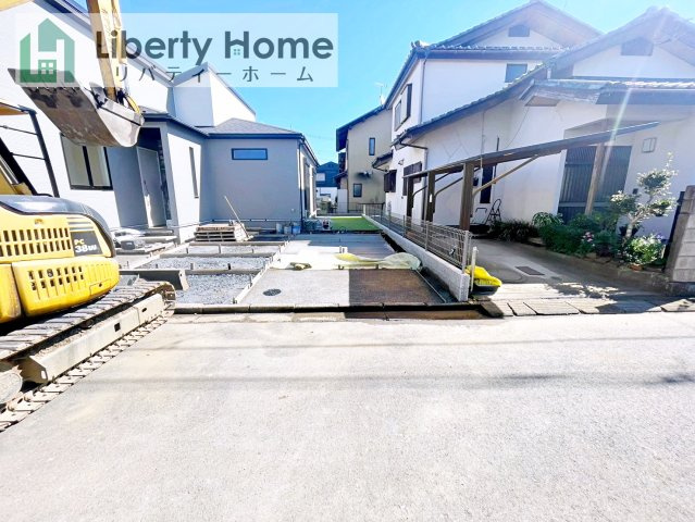 水戸市千波町5期　新築戸建の駐車場