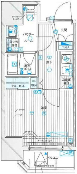 【間取り】 | メインステージ西蒲田Ⅱ