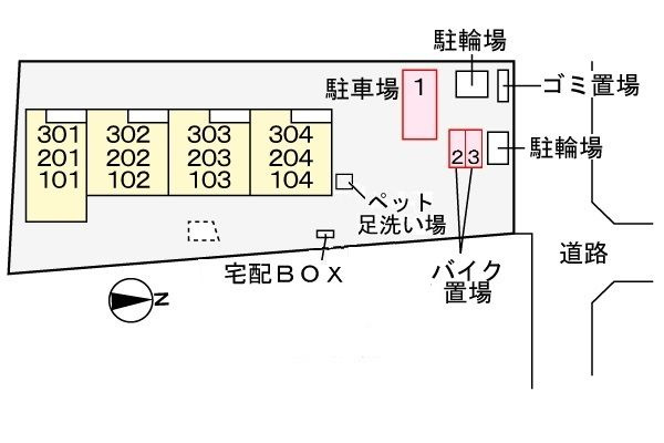 プレシャス・グリーンの区画図