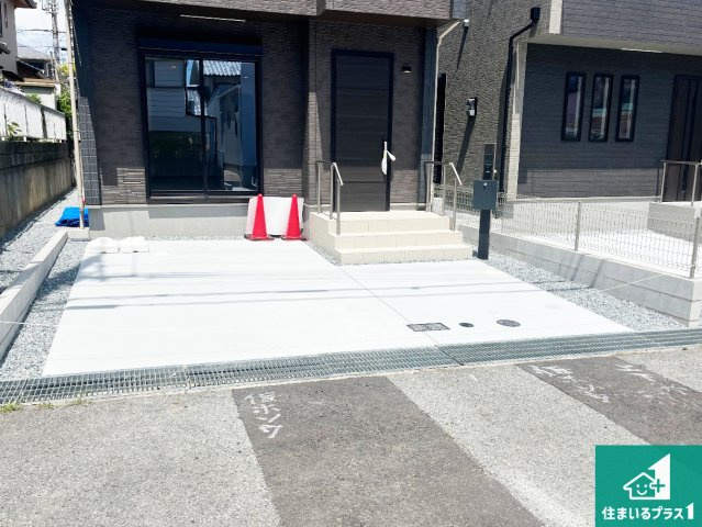 神戸市西区糀台　新築一戸建ての駐車場|駐車スペース！散水栓があるので、こまめに愛車を洗えます！