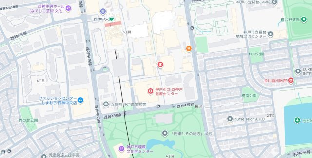 神戸市西区糀台　新築一戸建ての地図