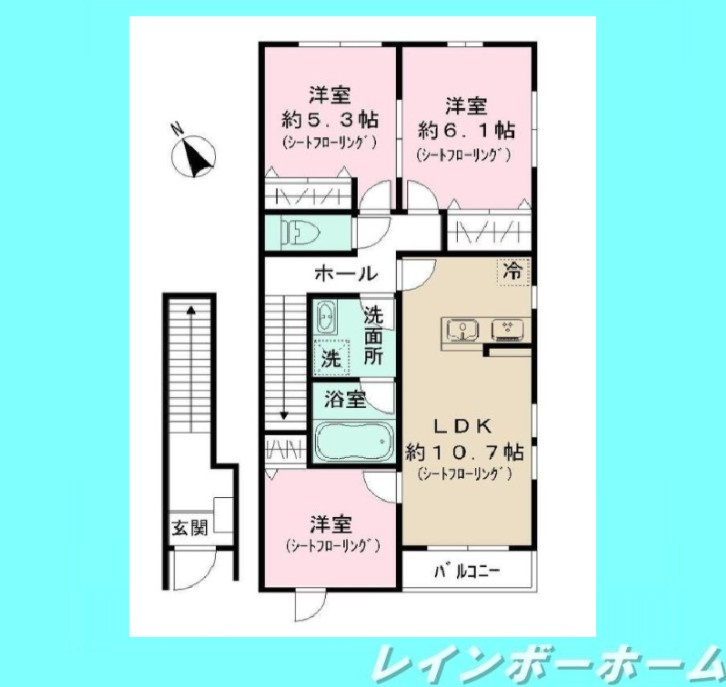 特典：仲介手数料が50％OFFです‼の間取り