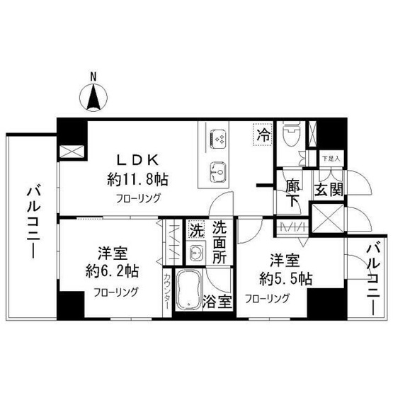 【間取り】 | ジーベック蒲田ステーションエグゼ