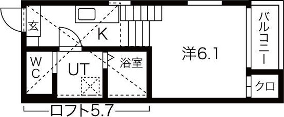 サニーベール志賀町の間取り
