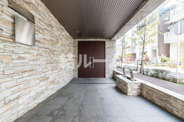 板橋区常盤台３丁目の賃貸マンションのエントランス