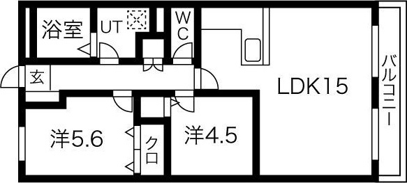 ハイム園田の間取り