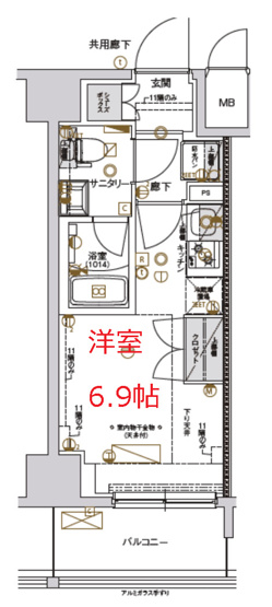 【間取り】 | CREST TAPP川崎Ⅱ
