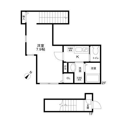 ＡＺＩＴＯの間取り|１Kのお部屋です