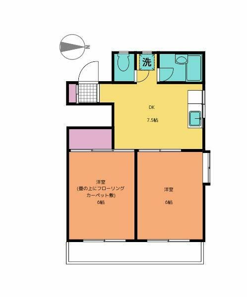 ウィズ府中レジデンスの間取り