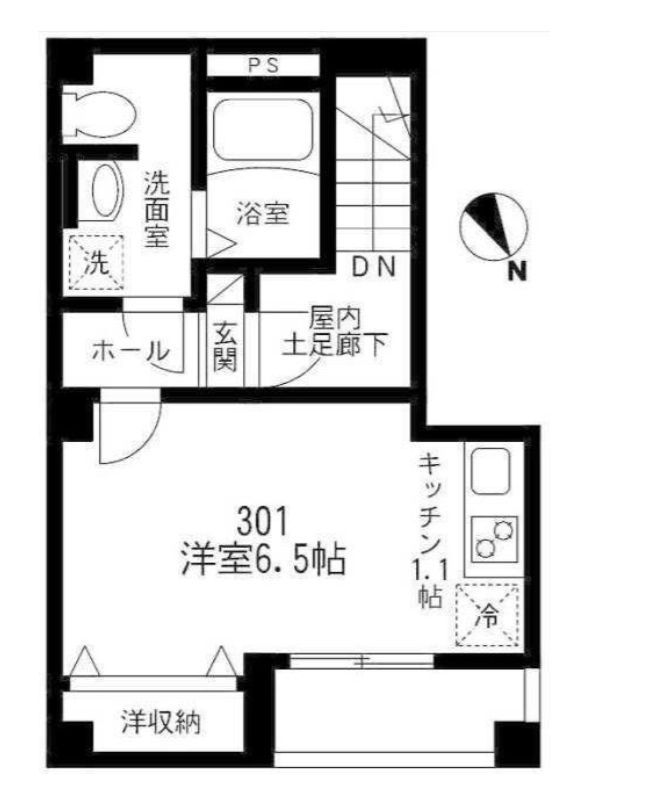 ビューノ八重洲通りの間取り