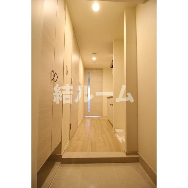 板橋区大山金井町の賃貸マンションの玄関